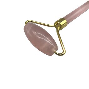 Facial Massage Roller Manufacturer - Handheld Rose Quartz Beauty Jade Roller 3A with Gift Box