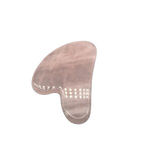 Guasha Stone Massager Manufacturer - Anti-aging Rose Quartz Heart 3A