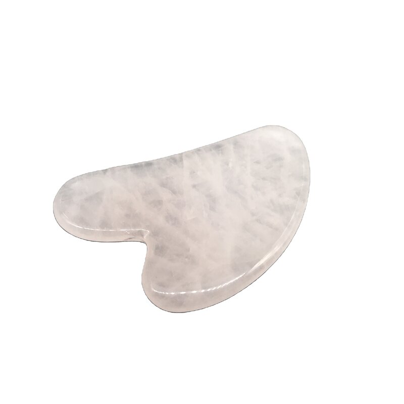 Guasha Stone Massager Manufacturer - Rose Quartz Heart