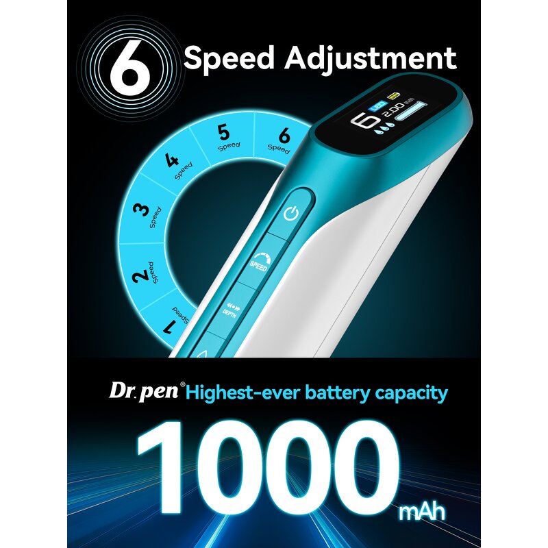 Serum Applicator Pen Manufacturer - Dr Pen H6 1.0mm 1.5mm Automatic Infusion for Hair Regrowth