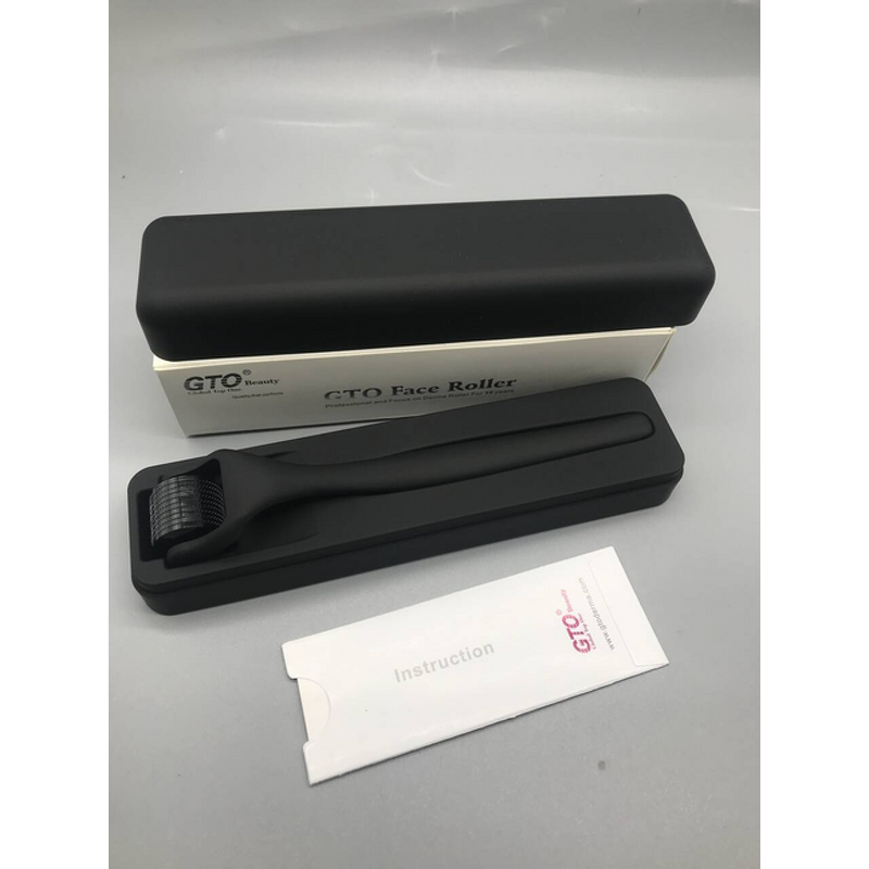 Derma Roller Manufacturer - Men Women Matte Black 0.5mm 1.0mm for Hair Beard Regrowth & OEM ODM