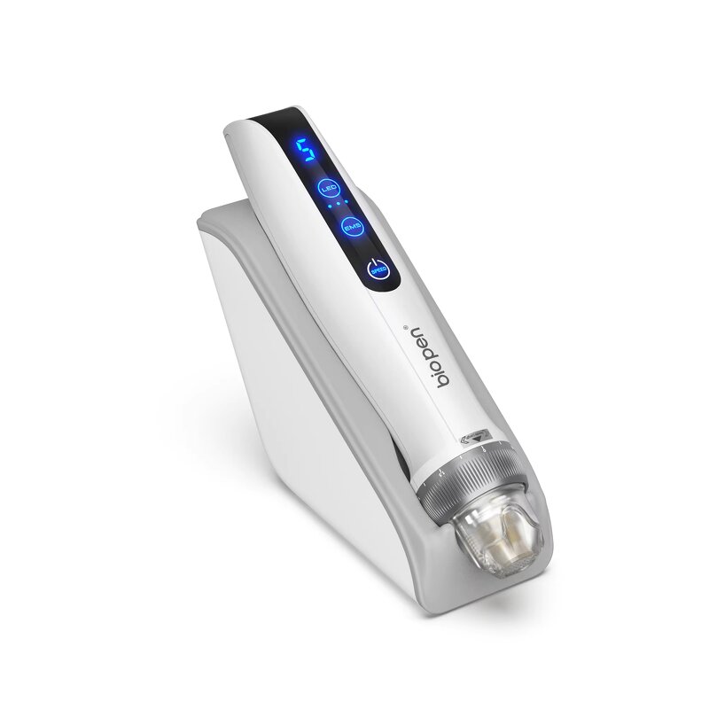 Derma Pen Manufacturer - 2024 New Wireless Bio Pen Q2 EMS LED Blue Red Light 0-1.5mm & OEM