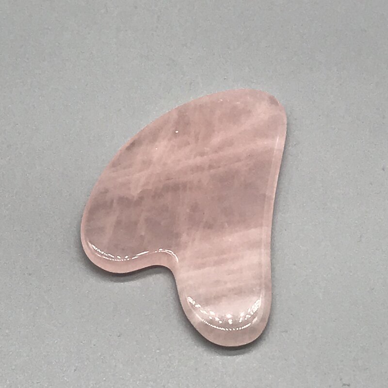 Guasha Stone Massager Manufacturer - Rose Quartz Heart for Face Body & Factory OEM ODM