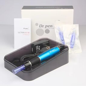 Derma Pen Manufacturer - Dr Pen A1 Silver Micro Needle Pen for Face Hair Regrowth & OEM ODM