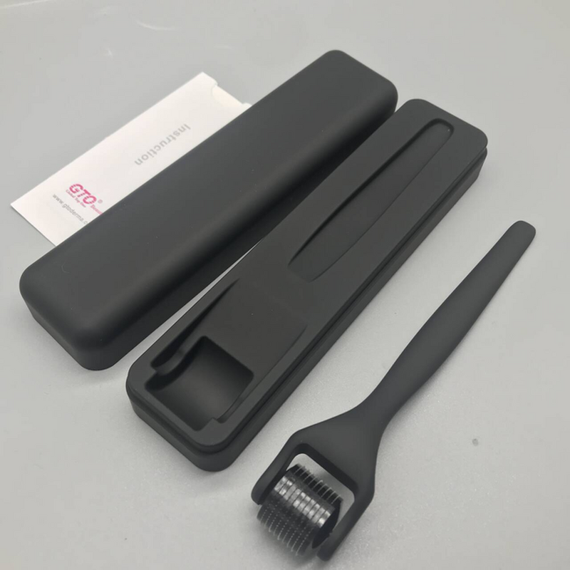 Derma Roller Manufacturer - Men Women Matte Black 0.5mm 1.0mm for Hair Beard Regrowth & OEM ODM