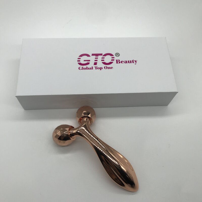 Facial Massage Roller Manufacturer - OEM ODM GTO 3D Handheld Small Totally Metal for Skin Lifting