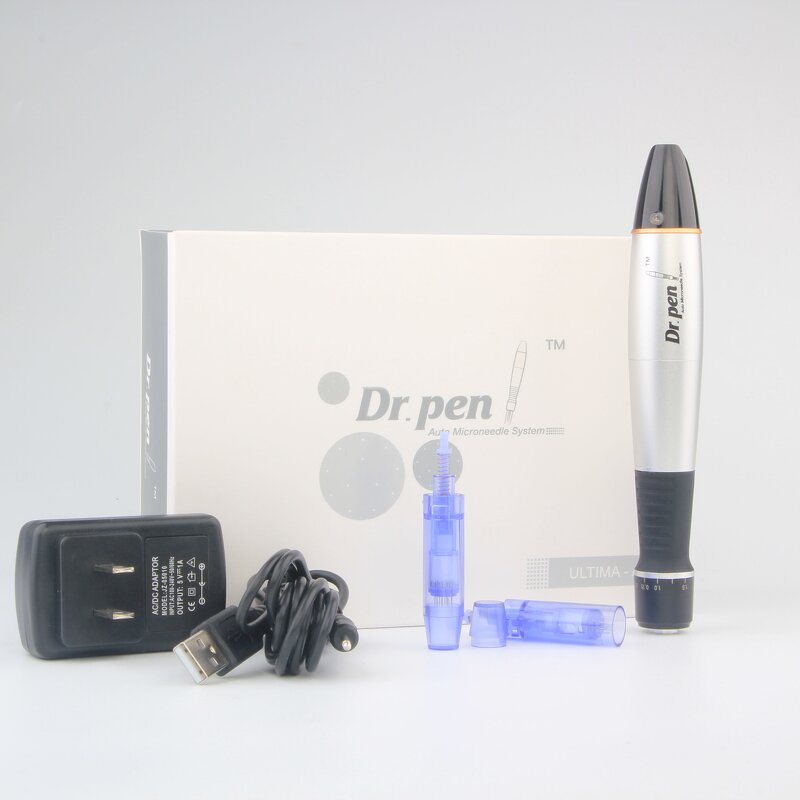 Derma Pen Manufacturer - Dr Pen A1 Silver 1.0mm 1.5mm 0.5mm for Face Hair Regrowth & OEM