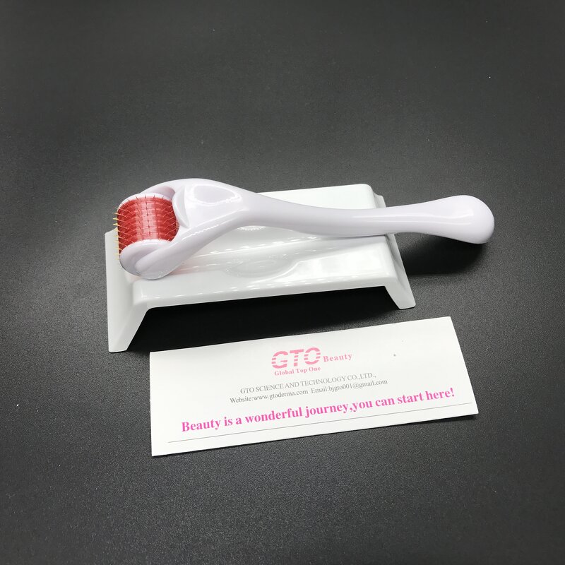 Derma Roller Manufacturer - OEM 192 Real Round Needles Titanium Roller 1.0mm for Hair Regrowth