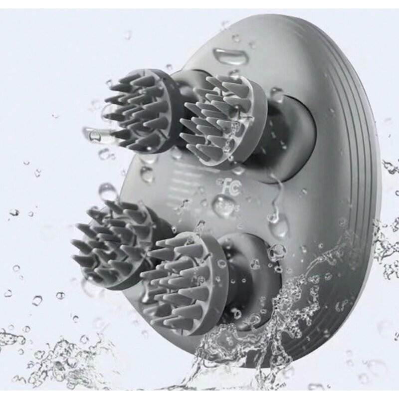 CE Electric Head Massager - Automatic Kneading Vibrating Scalp Relaxation Device