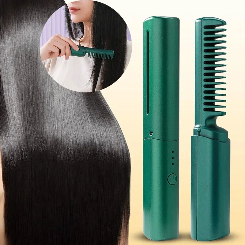 Negative Ion Hair Comb - Factory Direct Wireless Portable Anti-Damage Straightener