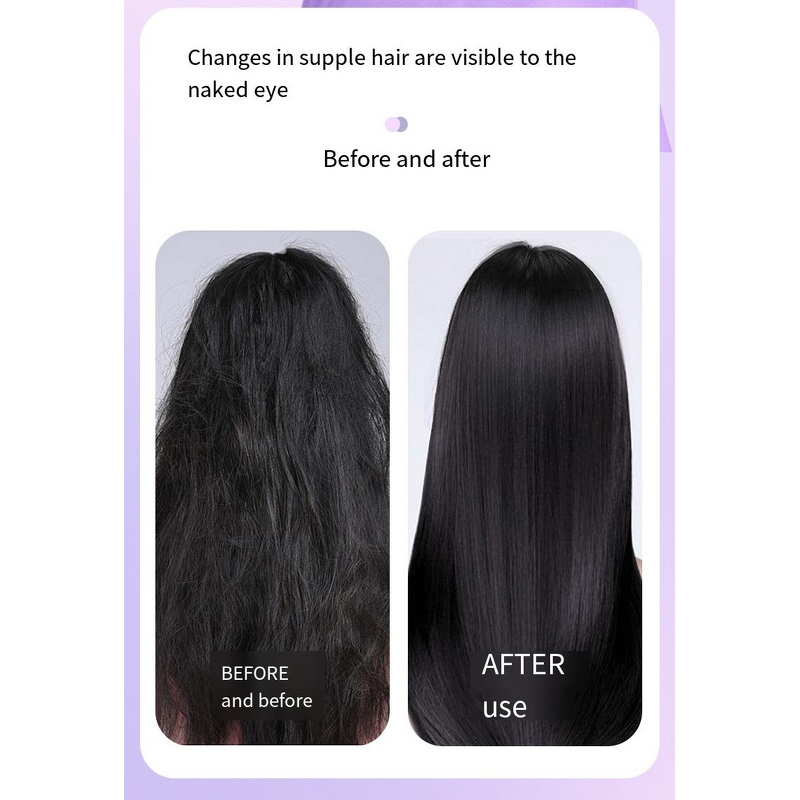 CE Hair Straightening Brush - Wireless Portable Negative Ion Curling Smoothing Tool