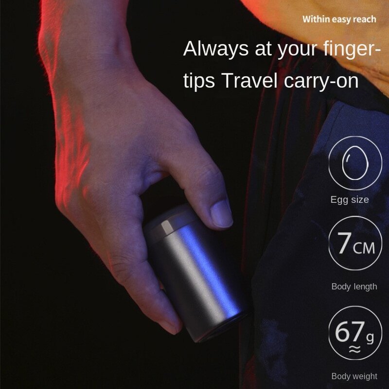 Mini Travel Shaver - Portable USB Electric Waterproof Men Beard Razor Car Hotel