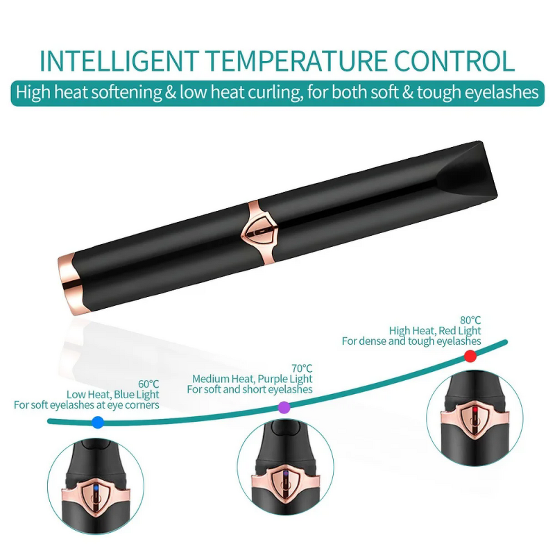 Electric Eyelash Comb - New Design Portable Quick Curling Women Eye Makeup Tool