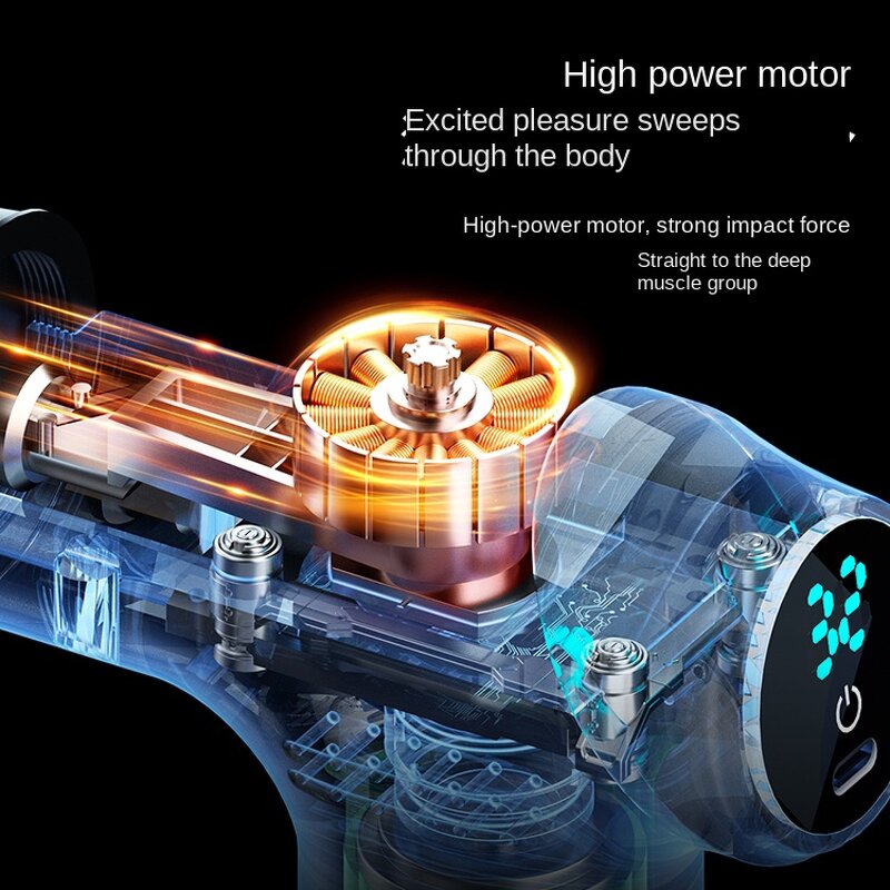 Cordless Massage Gun - Professional CE Approved Deep Tissue Body Head Relaxer