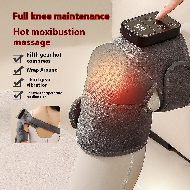 Electric Knee Massager - Heating Joint Protector Knee Leg Pain Relief Device