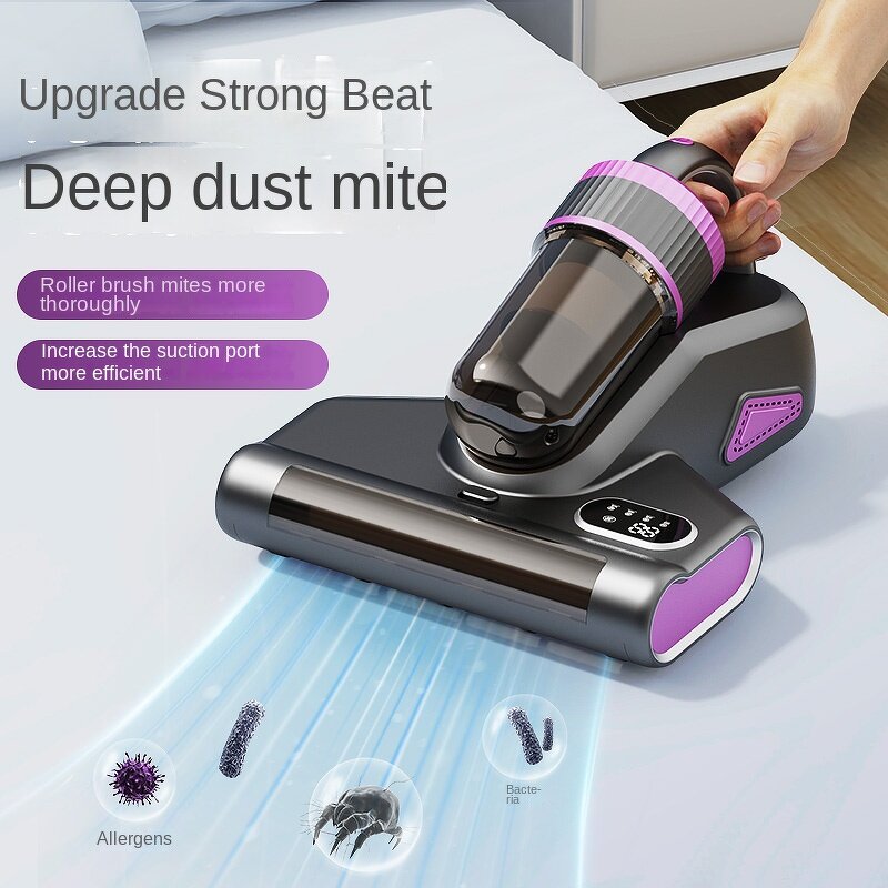 Wireless Vacuum Cleaner - High Suction CE Certified Dust Mite Bed Removal Tool