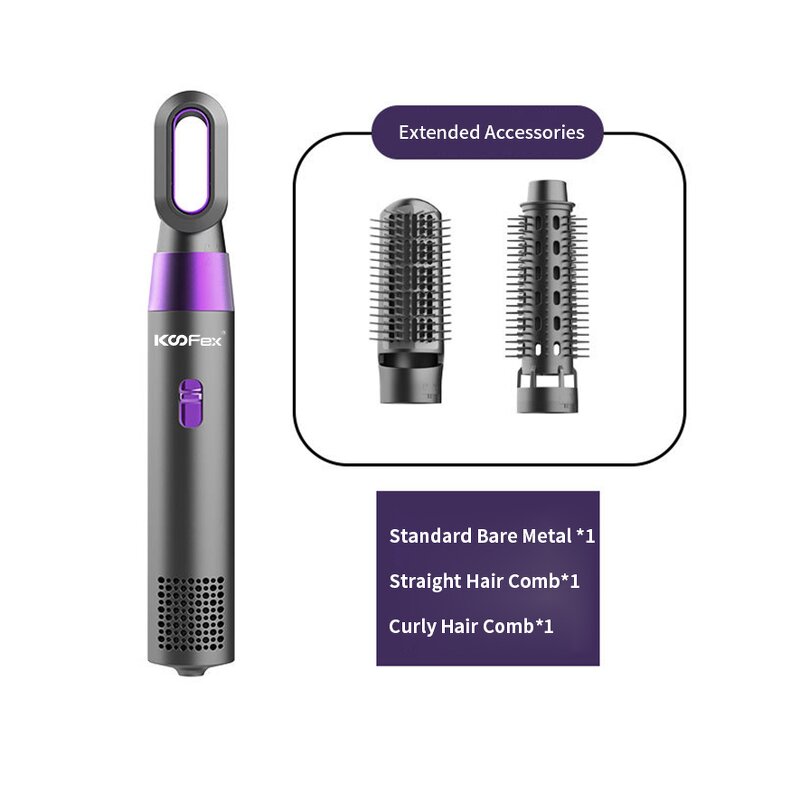 3-in-1 Hair Styler - Ceramic Straightener Dryer Curler Negative Ion Salon Tool