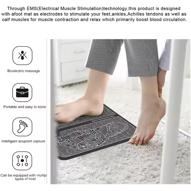 Cordless Foot Massager - High Cost Foldable Arm Home Multifunctional Relaxation Tool