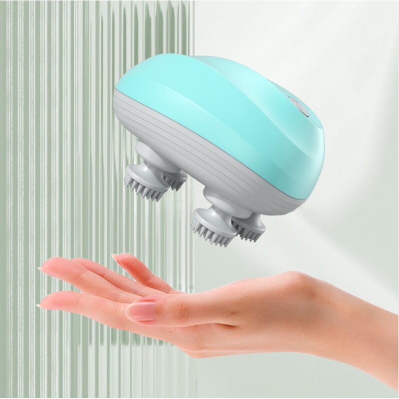 CE Electric Head Massager - Automatic Kneading Vibrating Scalp Relaxation Device