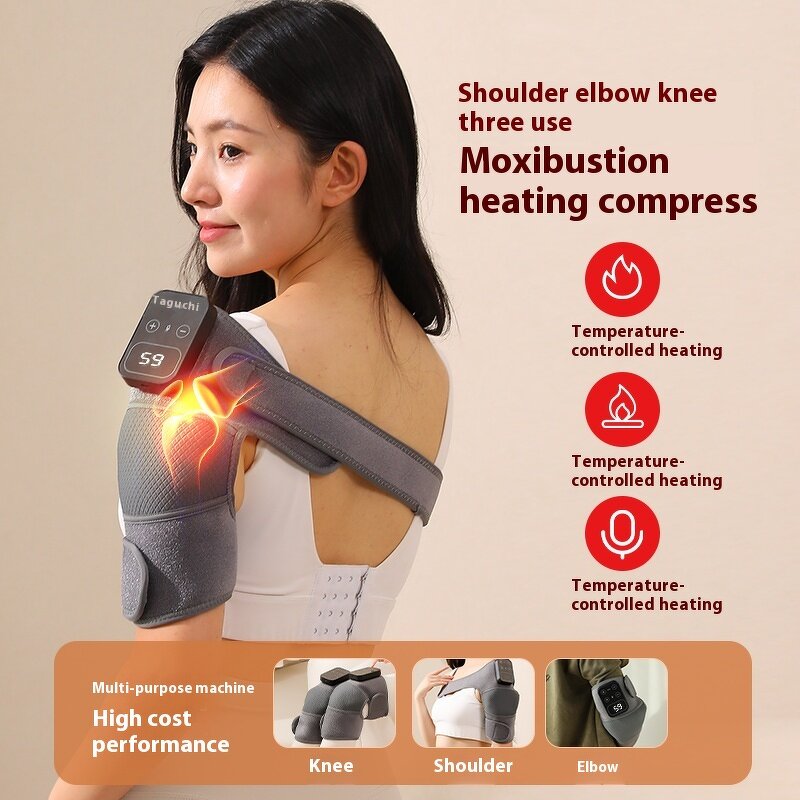 Certified Knee Massager - Portable Multi-Functional Moisture-Proof Cold Resistance Therapy