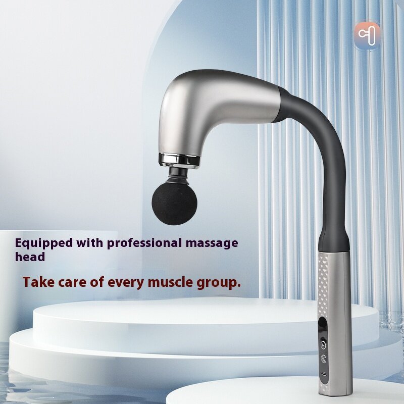Full Body Massage Gun - CE Quiet Bent Head Design Gym Muscle Relaxation Tool
