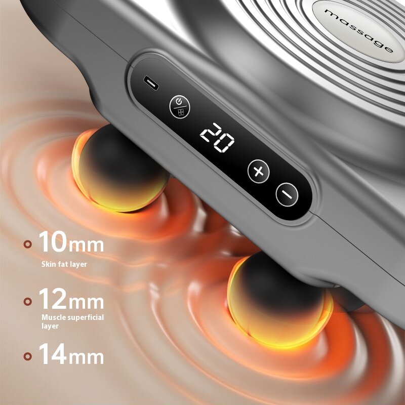 CE Six-Head Fascia Gun - Automatic Wireless Full-Body Deep Muscle Relaxation Tool