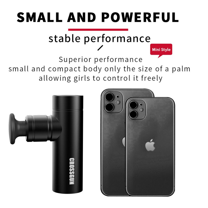 Massage Gun Manufacturer - Factory Customization Mini Metal Aluminium Portable Percussion