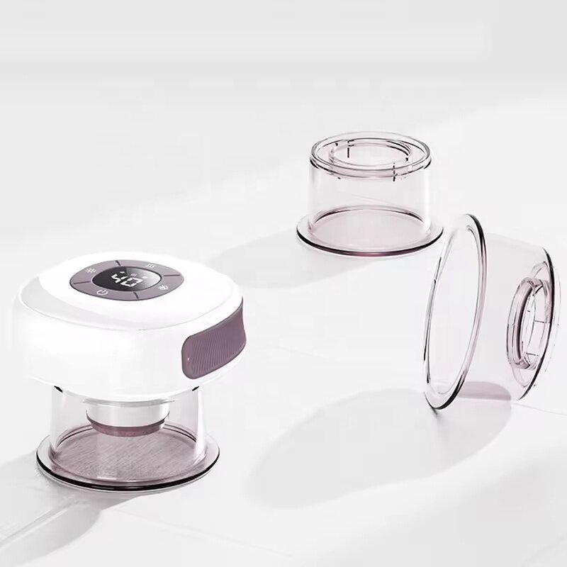 Electric Cupping Therapy Set Manufacturer - EBS9 Smart Bian-stone with Vacuum Red Light