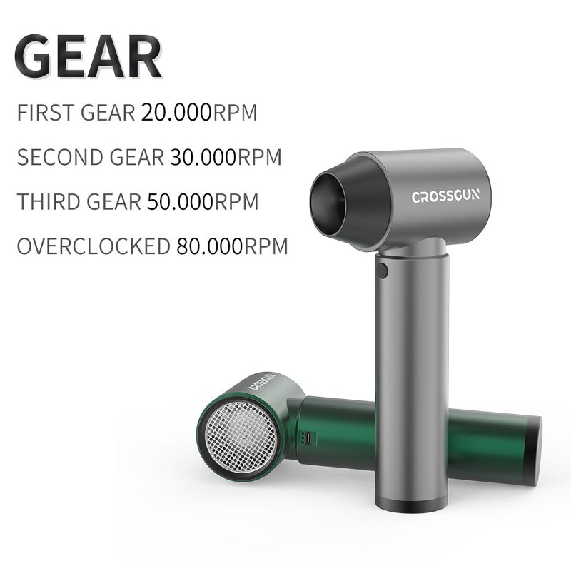 Mini Jet Turbo Fan Manufacturer - Portable 150000rpm Air Hammer with Wireless Charging