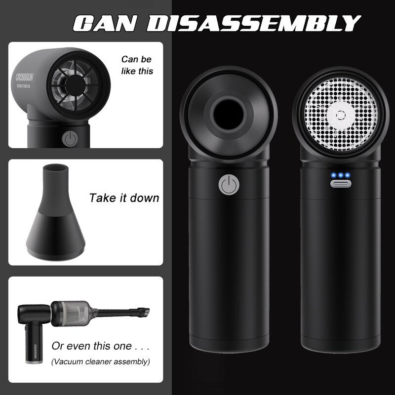 Air Duster Manufacturer - CROSSGUN Portable Cordless 130000RPM Jet Dryer Hair Dryer
