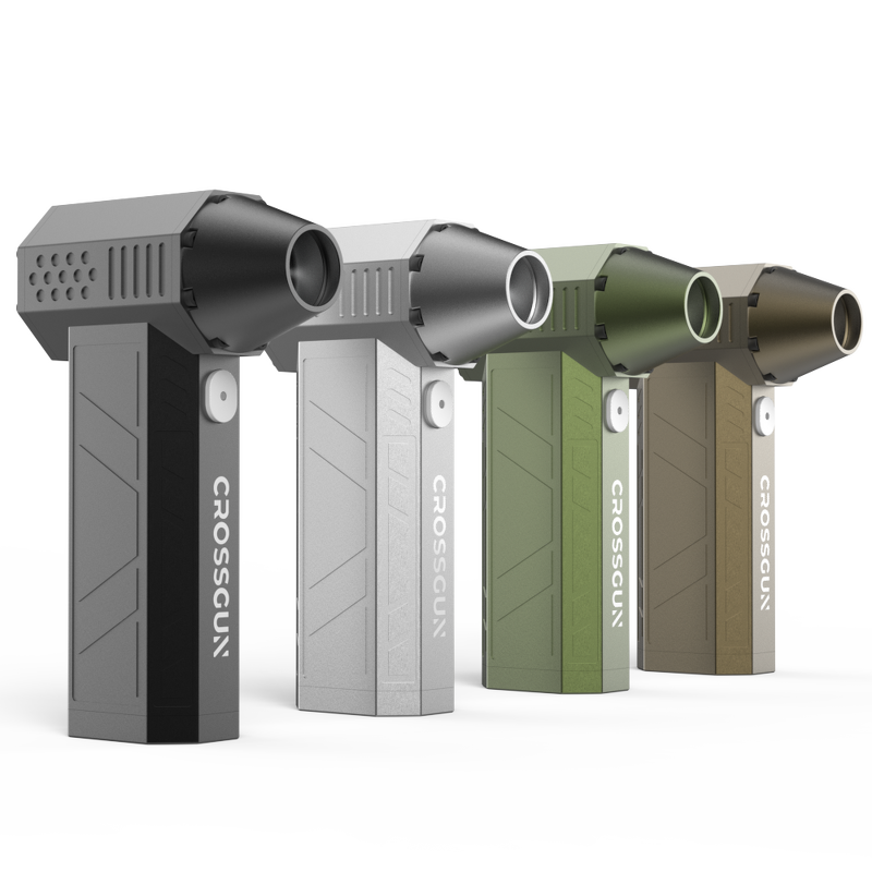 Mini Fan Manufacturer - Electric Powerful Vertical Turbine Air Duster 4 Gear All Aluminum