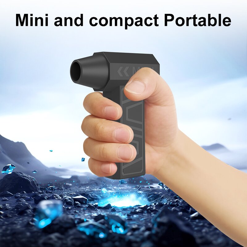 Mini Jet Fan Manufacturer - Portable High-Speed Turbo Brushless Motor Cordless 52m/s