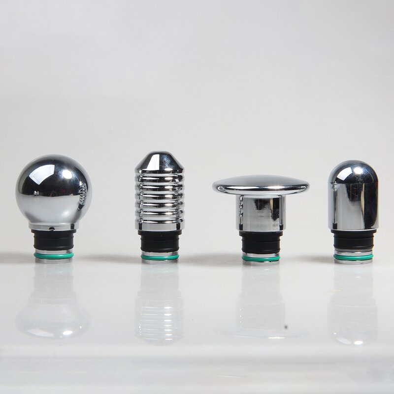 Massage Gun Attachment Manufacturer - Universal 18.5mm Glossy Aluminum Head Metal Tips