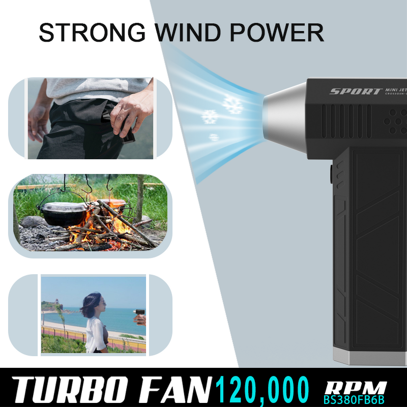 Mini Jet Turbo Fan Manufacturer - Crossgun Electric Air Duster Vacuum Cleaner 120000RPM