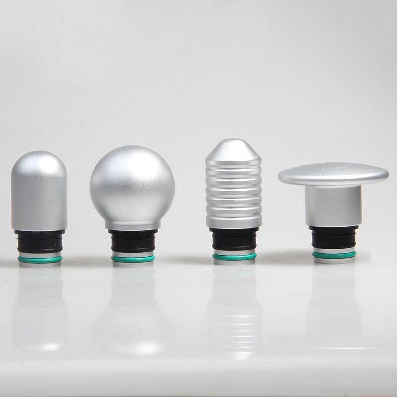 Massage Gun Attachment Manufacturer - Universal 18.5mm Glossy Aluminum Head Metal Tips