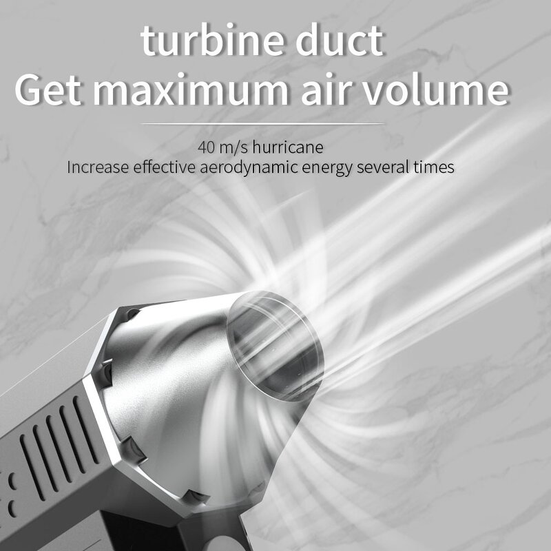 Mini Fan Manufacturer - Crossgun Electric Powerful 130000rpm Vertical Turbine 4 Gear