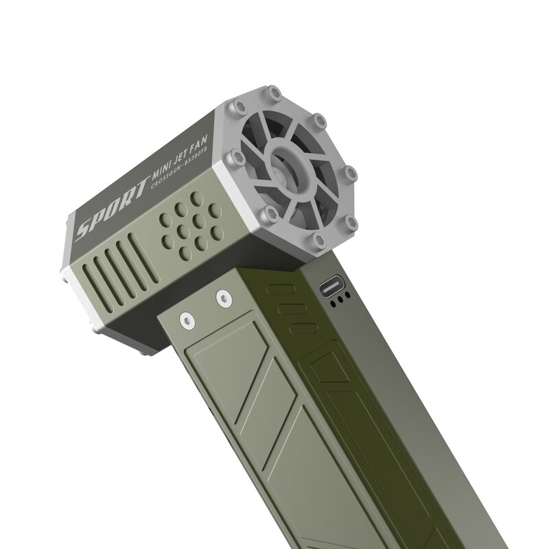 Mini Fan Manufacturer - Crossgun Electric Powerful 120000rpm Vertical Turbine with Side Button