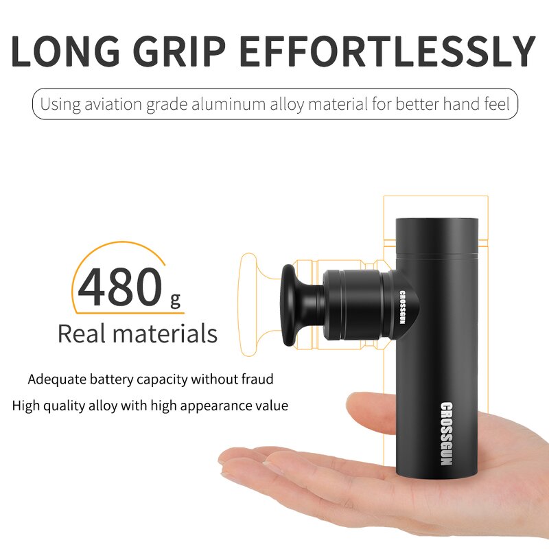 Massage Gun Manufacturer - Factory Customization Mini Metal Aluminium Portable Percussion