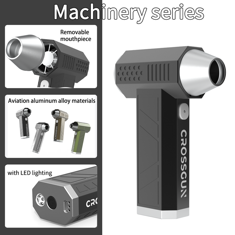 Mini Jet Turbo Fan Manufacturer - Crossgun Multi-purpose 120000RPM for Air Cleaning Hair Drying