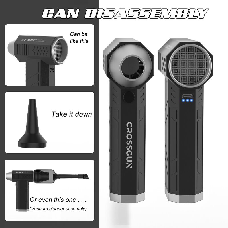 Turbo Mini Fan Manufacturer - Crossgun Powerful for House Cleaning Handy Jet Outdoor