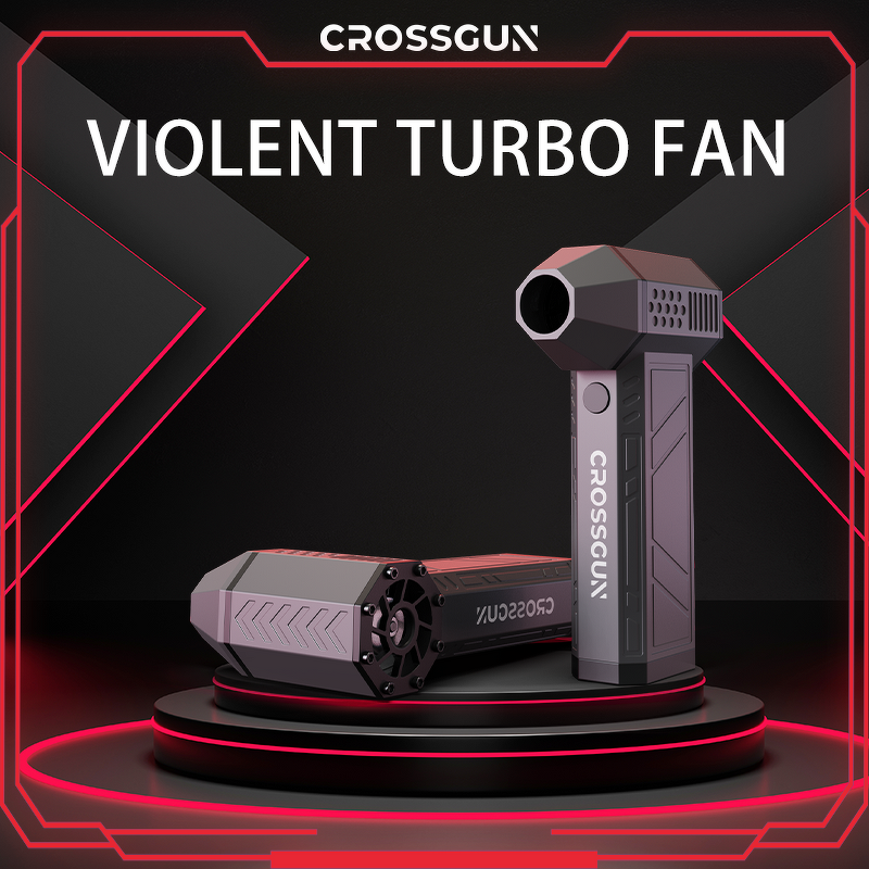 Mini Air Cannon Manufacturer - CROSSGUN Portable 130000rpm Jet Turbo Fan Brushless Motor