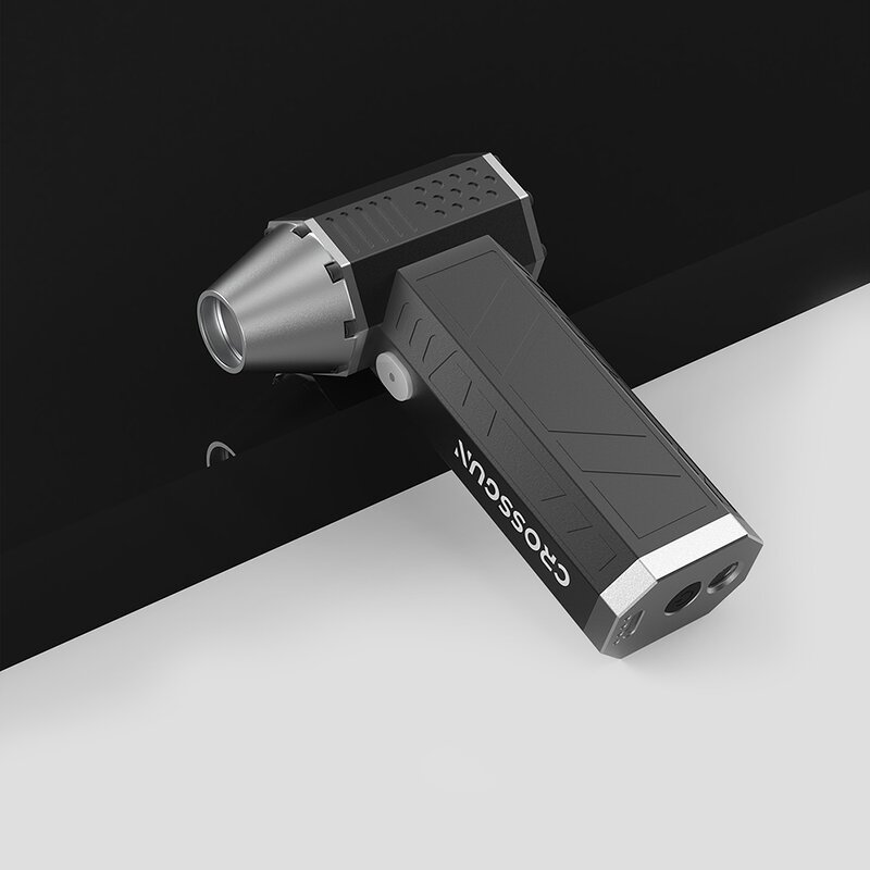 Mini Fan Manufacturer - Electric Powerful Vertical Turbine Air Duster 4 Gear All Aluminum