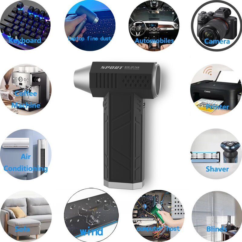 Turbo Fan Manufacturer - New Electric Rechargeable Wireless for BBQ Mini Blower