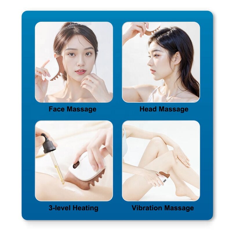 Facial Massage Instrument Manufacturer - EBSM6 High Frequency Natural Stone Electric Wand