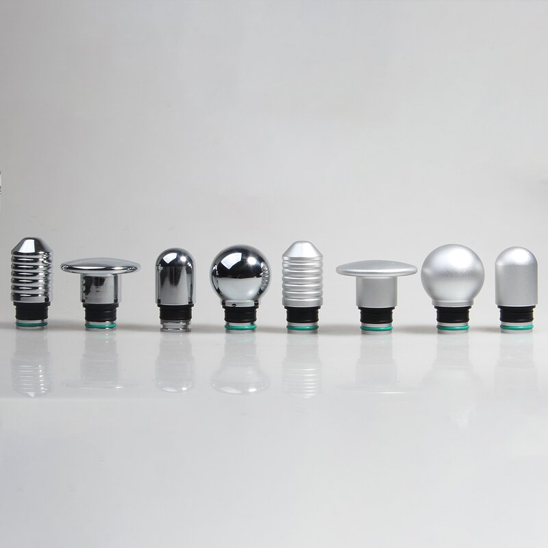 Massage Gun Attachment Manufacturer - Universal 18.5mm Glossy Aluminum Head Metal Tips