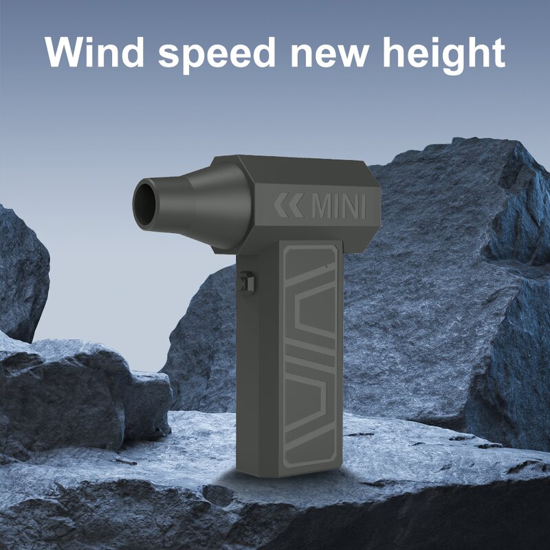 Electric Turbo Air Blower Manufacturer - 4-Gear Cordless Portable Mini Air Duster Jet Fan