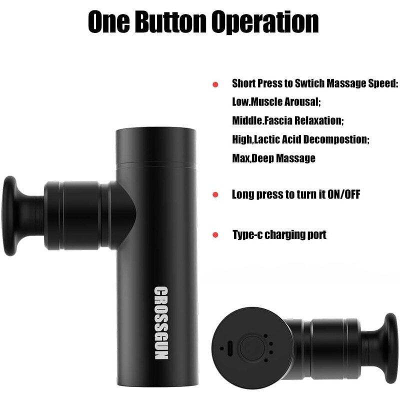Massage Gun Manufacturer - CROSSGUN Cordless Aluminum for Tiens Blood Circulation Fascia