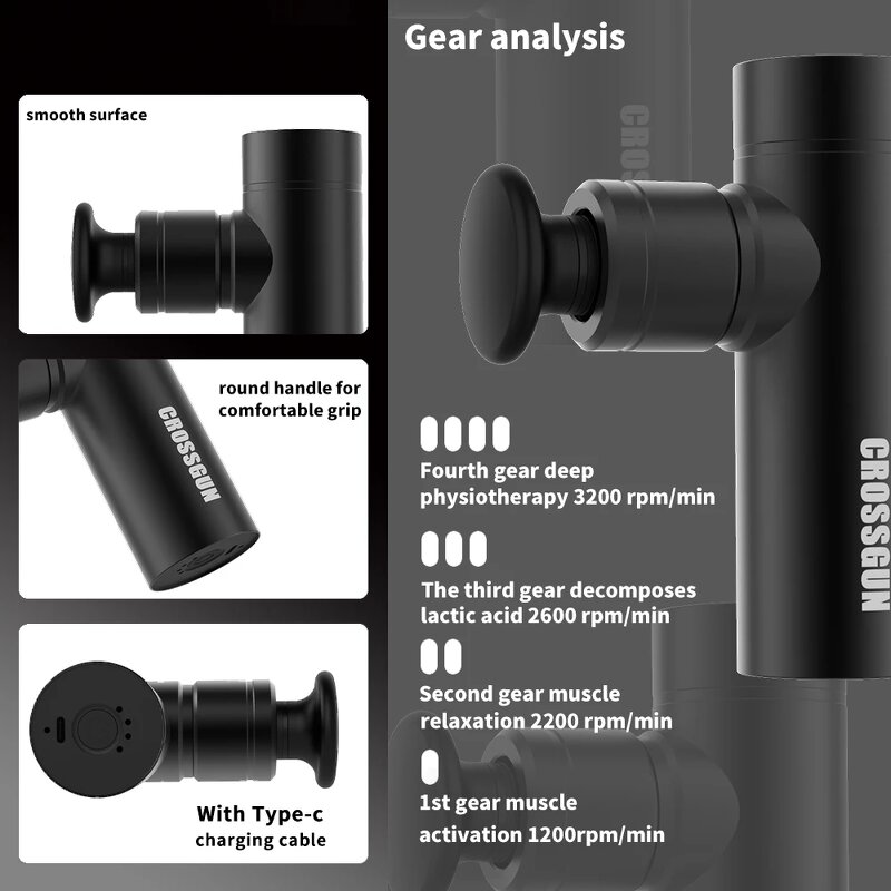 Massage Gun Manufacturer - Body Muscle Pistol Handheld Deep Electric Tissue 15kg