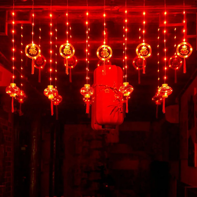 String Lamp Manufacturer - Chinese New Year Led Chinese Knot Red Lantern Christmas 2024 Decorative