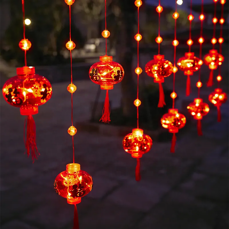 String Light Manufacturer - New Led Chinese Festival New Year Red Lantern Decoration Spring Festival